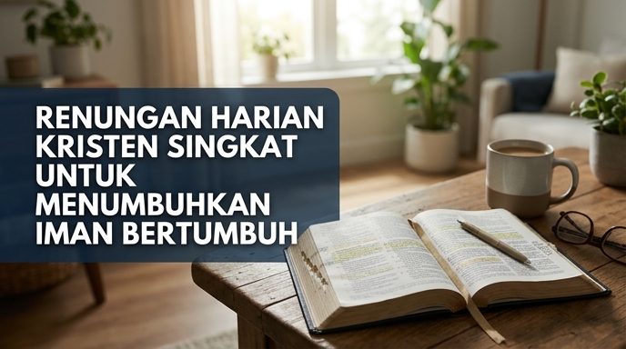Renungan Harian Kristen Singkat untuk Menumbuhkan Iman Bertumbuh